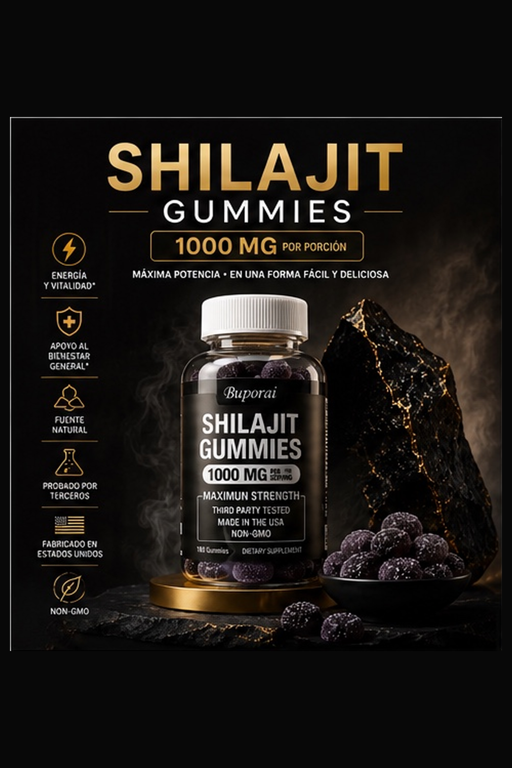 SHILAJIT GUMMIES 1.000 MG