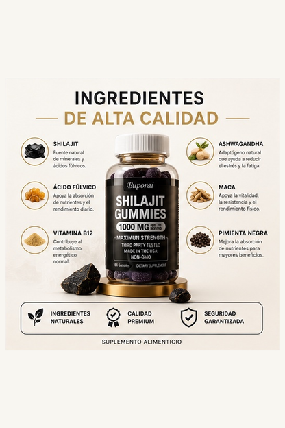 SHILAJIT GUMMIES 1.000 MG