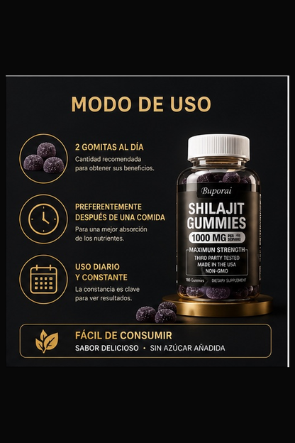 SHILAJIT GUMMIES 1.000 MG