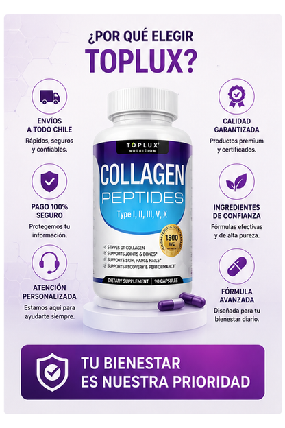 COLÁGENO 5 EN 1 – APOYO PARA ARTICULACIONES Y REJUVENECIMIENTO