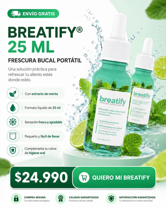 BREATIFY® — Tratamiento contra el mal aliento 30 ml