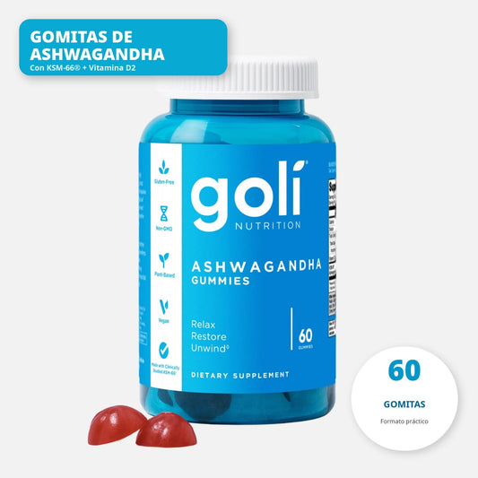 Goli Ashwagandha Gummies con KSM-66® y Vitamina D