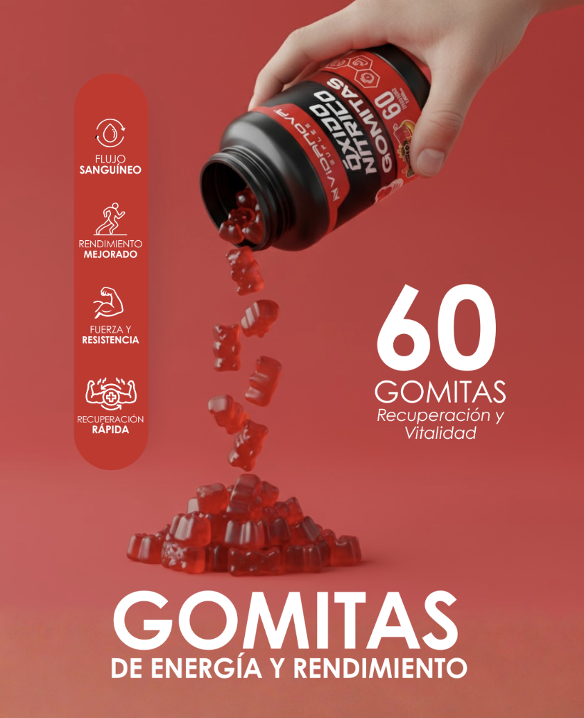 60 GOMITAS OXIDO NITRICO 1000mg