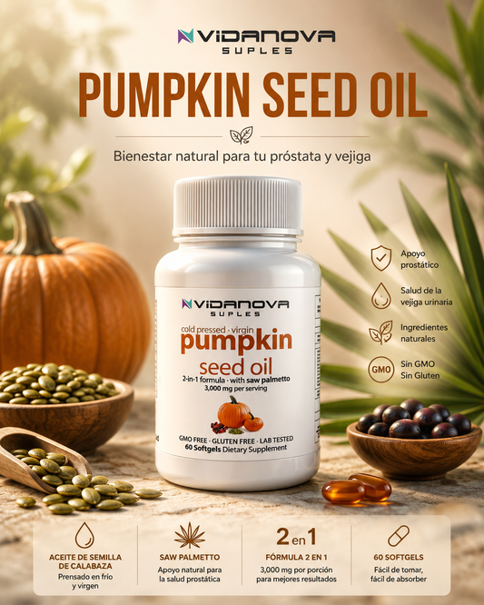 ACEITE DE SEMILLA DE CALABAZA 60CAPS